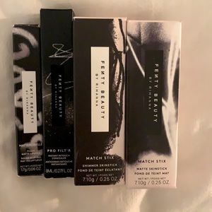 Fenty blush, contour, concealer, lipstick set